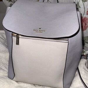 Kate Spade Light Gray Backpack